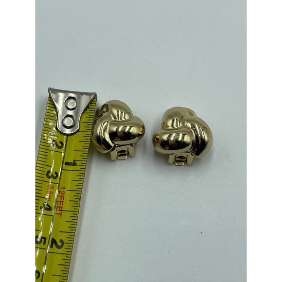 Signed CHRISTIAN DIOR Large Vintage Gold Tone Clip - Picture 4 of 6